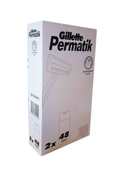 Permatik Jilet 48 2 96 Adet Kullan-at Özelliği İle Hassas Cilt Dostu Traş