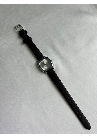 Aura Minimal Vintage Kol Saati Gümüş
