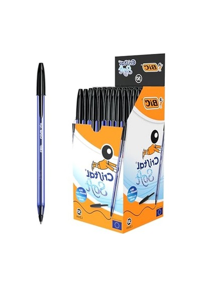 Siyah Tükenmez Kalem, 1.2 Mm Uç - 50'li Kutu ---