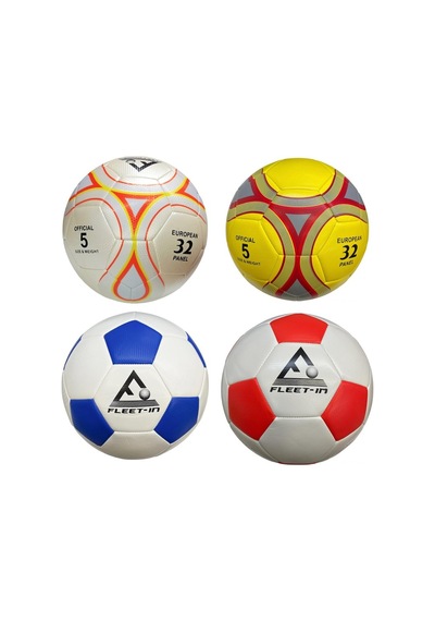 Delux Serisi Sahalar Mac Saha Ekipmanı Fleet Power 4 Astar Futbol Topu 5 No Çok Renkli
