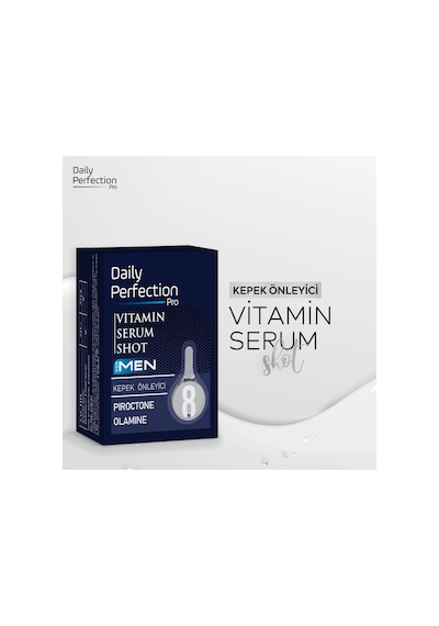 Daily Perfection Provitamin For Men Shot No:8 Kepek Önleyici Serum 2 x 6 ML