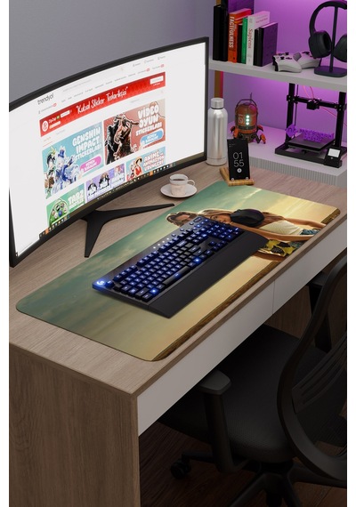 Outer Banks V2 90x40 Xxl Gaming Kauçuk Kaymaz Taban Mouse Pad Fare Altlığı