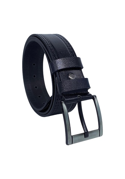 Süzer Deri Siyah Hakiki Deri Desenli Model 4.5 Cm.lik Spor Kot Kemer - 500-28 001