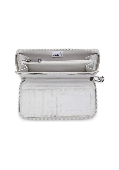 Kipling Kıplıng Money World Büyük Boy Cüzdan Gri Sılver Nıght Gri