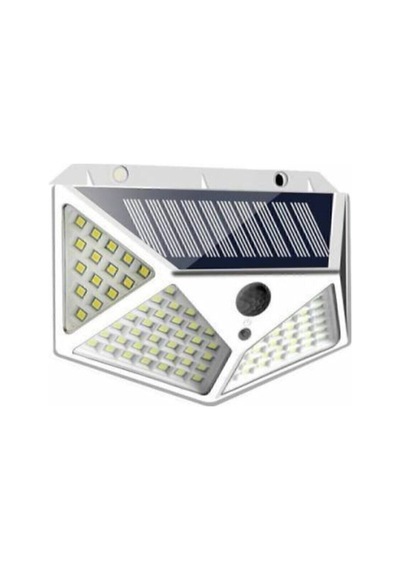 Güneş Enerjili Lamba Led Sokak Dış Ortam Solar Bahçe Aydınlatması Su Geçirmez Sensörlü 100 Led