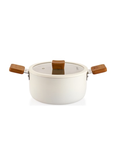 Schafer Ceramoni Seramik Derin Tencere 20 Cm-krem