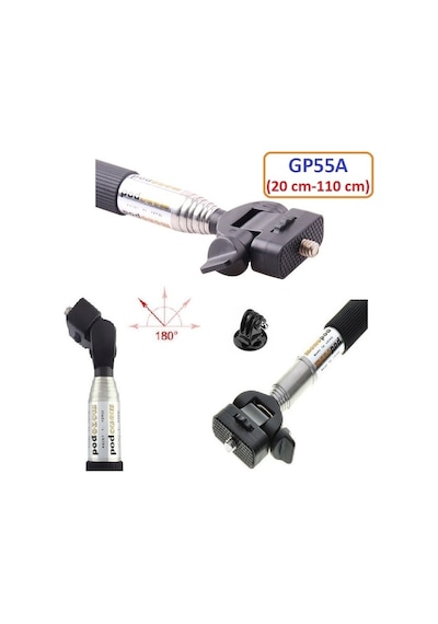 Eken H9r Sjcam Sj5000 Xiaomi Yı 110 Cm Monopod+gp03 Tripod Gp55a