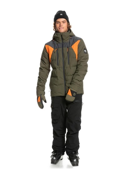 Quiksilver The Edge Jk Erkek Snowboard Ceket Yeşil
