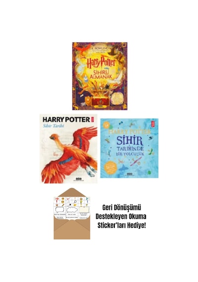Harry Potter Sihirli Almanak + Sihir Tarihi + Sihir Tarihinde Bir Yolculuk + Okuma Sticker'ları Harry Potter Sihirli Almanak + Sihir Tarihi + Sihir Tarihinde Bir Yolculuk + Okuma Sticker'ları