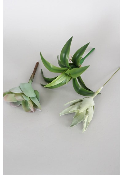 Yapay Çiçek Deposu Yapay Succulent Sukulent Set - 27
