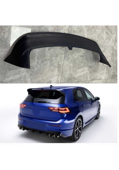 Golf 8 R Spoyler Parlak Siyah Abs Plastik İthal Ürün Piano Black
