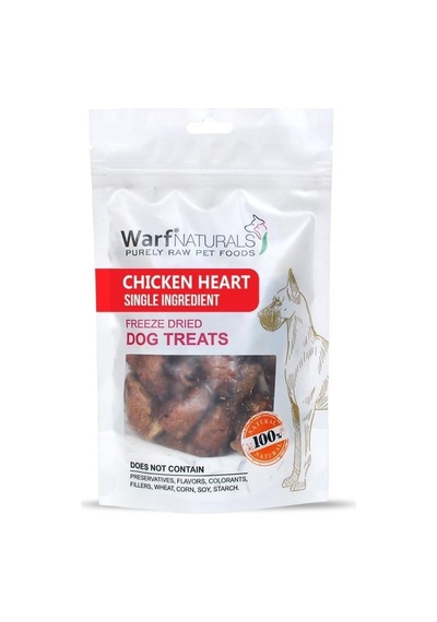 Warfnaturals Freeze Dried - Tavuk Yürek Köpek Ödül Maması 40 Gr-21135