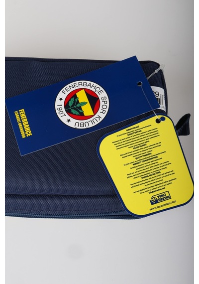 X Dekomus Lisanslı Fenerbahçe Yellow Collection Kalem Çantası Altın