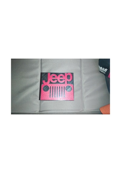 Jeep Logo Rögarlık Kapağı Kare Çerçeve