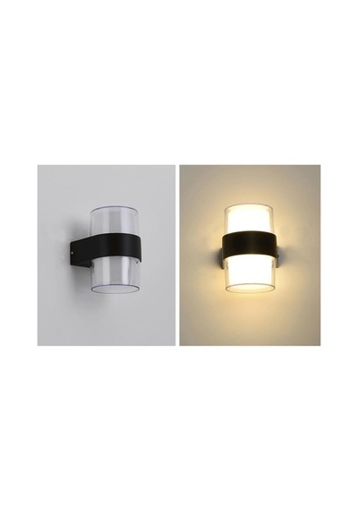 Tr Silindir Led Aplik 12 Watt Gün Işığı 3200k İç Mekan Ve Dış Mekan Cata Bora Led Aplik Ip54