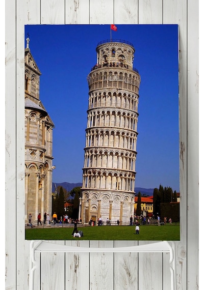 Pisa Kulesi Manzara Posteri 2