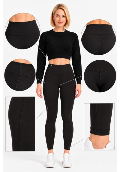 Mrm Pro Kadın Siyah Yüksek Bel Toparlayıcı Tayt Esnek Yumuşak Kumaş Spor Günlük Uzun Tayt Siyah Siyah Mrm Pro Kadın Siyah Yüksek Bel Toparlayıcı Tayt Esnek Yumuşak Kumaş Spor Günlük Uzun Tayt Siyah Siyah