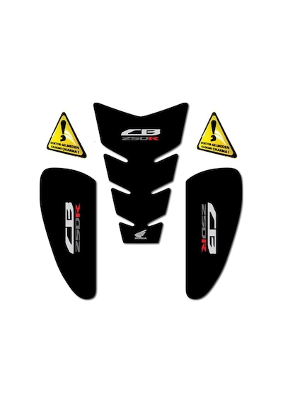 Cb250R Black Edition Tank Pad & Yan Pad Seti