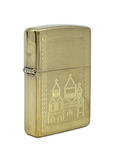Zippo Old Chapel Dizayn Çakmak Sarı