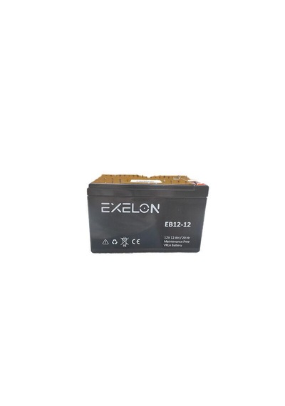 Exelon 12v 12a Bakımsız Kuru Akü