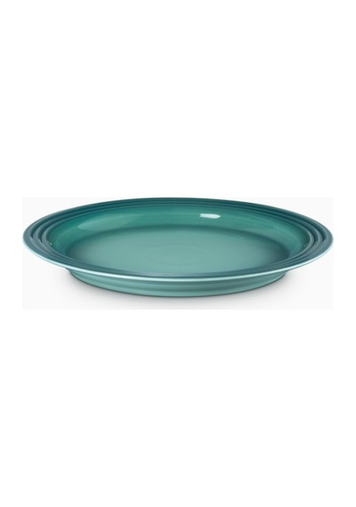 Le Creuset Klasik Dayanıklı Tasarım Seramik Yemek Tabağı 27 Cm Turkuaz