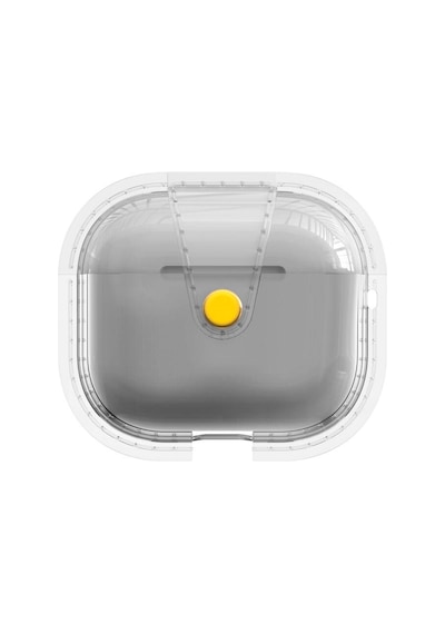 Rba Aksesuar Apple Uyumlu AirPods 3. Nesil Airbag 33 Darbelere Karşı Dayanıklı Magnetik Kılıf-gri Gri