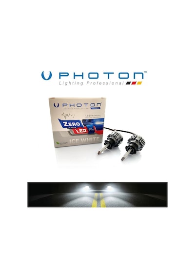 H3 Led Xenon Oto Ampul Photon Zero Fansız Beyaz