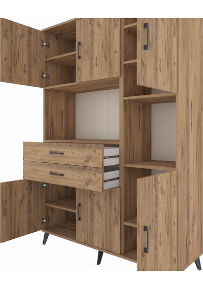 Hyperion Dolap 9 Raflı 2 Çekmeceli 6 Kapaklı 132x44x195 Çam-çam/çam Atlas Çam/atlas Çam Hyperion Dolap 9 Raflı 2 Çekmeceli 6 Kapaklı 132x44x195 Çam-çam/çam Atlas Çam/atlas Çam