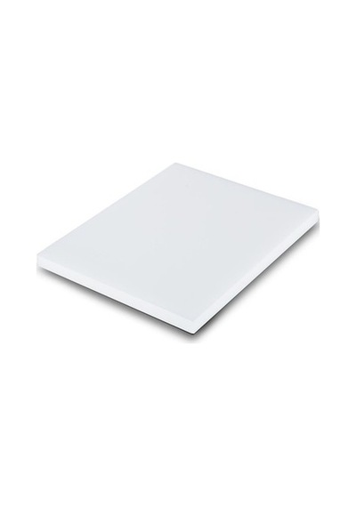 Kesim Tahtası Plastik Beyaz 25x40x2 Cm Kahverengi