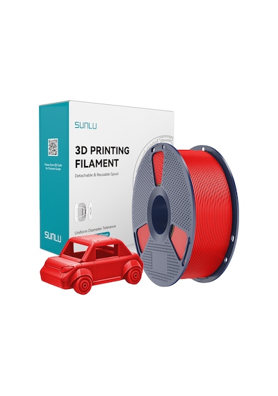 Sunlu Kırmızı Petg Filament - 1.75mm - 1 Kg