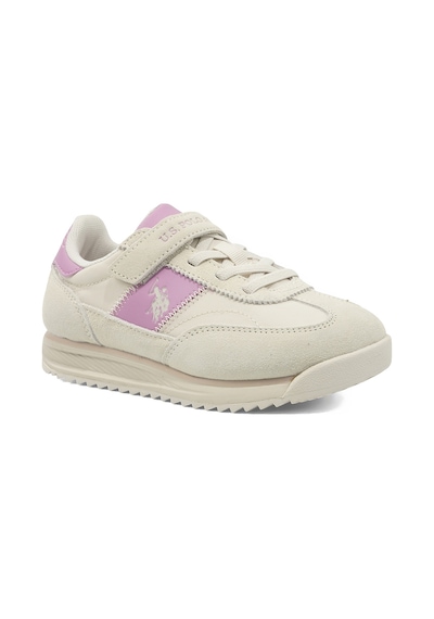 Uspoloassn U.s. Polo Assn. Lande Jr Bej Kız Çocuk Sneaker Bej-pudra