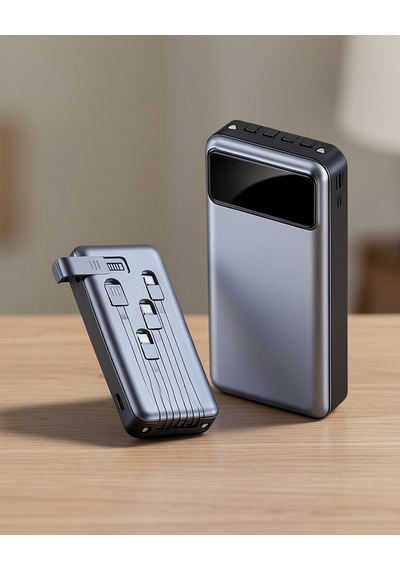 Powerbank 20000 Mah Dijital Göstergeli Usb Android İos Uyumlu Çok Renkli