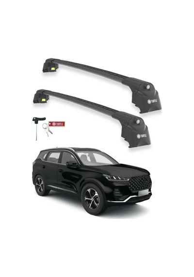 Turtle Chery Tiggo 7 Pro 2020-2024 Ara Atkı Air2 Siyah