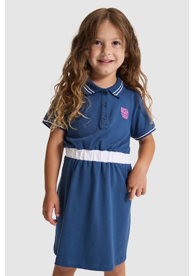 U.s. Polo Assn. Kız Çocuk Açık Lacivert Elbise Örme 50325649-vr059