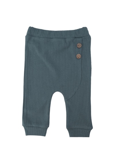 Bebelop Unisex Bebek Raporlu Basic Düğme Detaylı 2'li Alt Üst Takım 001