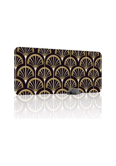 Art Deco Tarzı Kaymaz Dikişli Kauçuk Oyuncu Mousepad V1 - 90x40 Xxl Gaming Mouse Pad Fare Altlığı