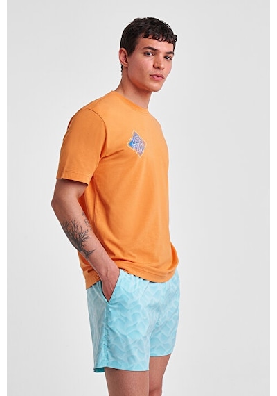 Lescon Erkek Kısa Kollu T-shirt 25y-1166 Turuncu