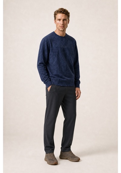 Redline Rummi Desenli Kışlık Yeni Sezon Erkek Regular Fit Sweatshirt Lacivert