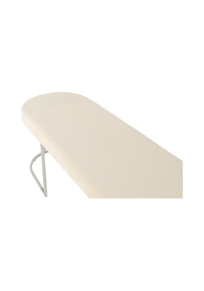 Viego Silver Smooth- Beyaz Kapitoneli Model Puf & Bench & Koltuk- Oturak-uzun Makyaj Puff-yatak Odası Ucu &önü