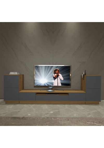 Decoraktiv Trendstyle On2s Mdf Tv Ünitesi Tv Sehpası Pera - Antrasit