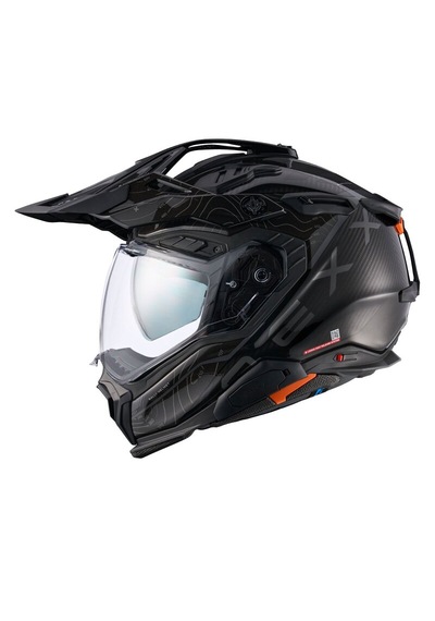 Nexx X.wed 3 Furka Karbon Enduro Motosiklet Kaskı Siyah - Gri