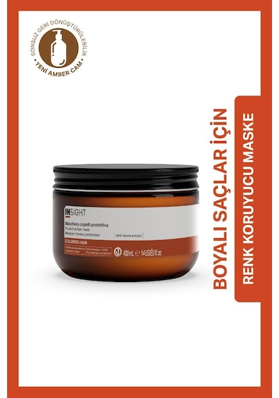 Insight Boyalı Saçlar İçin Koruyucu Maske 400 Ml