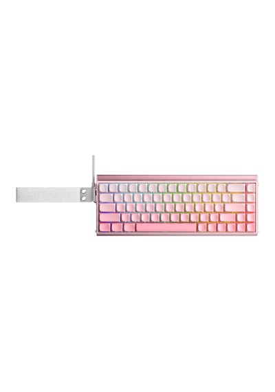 Aula Hero 68 He Manyetik Klavye Rapid Trigger Black King Switch 8000hz Rgb Neon Tkl Hot Swap Oyuncu Klavyesi Pembe