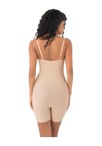 Uniquetrenders Kadın Lazer Kesim Ve Toparlayıcı Tam Boy Askılı Korse 3'lü Set Ten Rengi