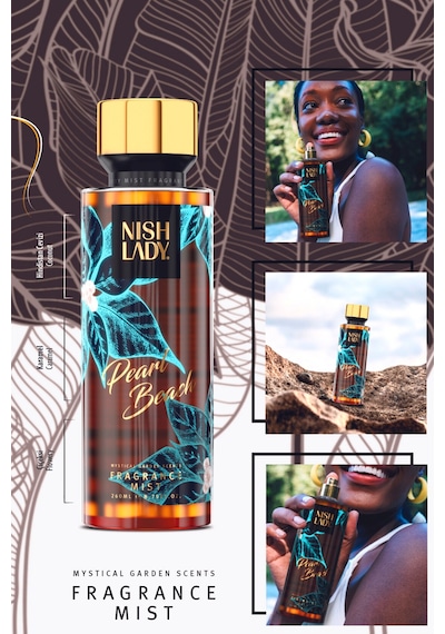 Nishlady Pearl Beach Body Mist Vegan Vücut Spreyi 260 ML
