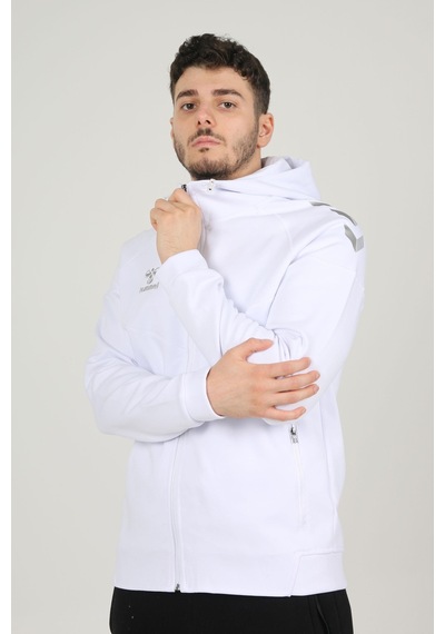 Hummel Armin Pro Pamuklu Sweatshirt Beyaz