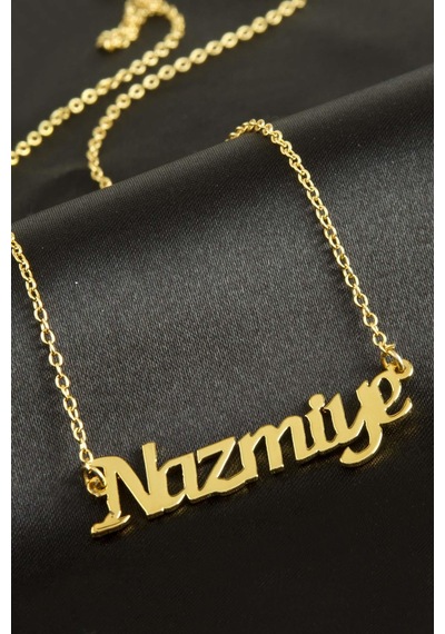 Nazmiye İsimli Kolye Kişiye Özel Çok Renkli