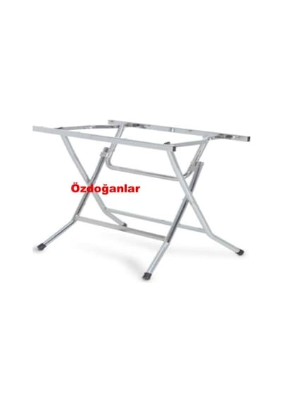 Ozdoganlaravm Ahşap-Werzalit 100 Cm Yuvarlak Kare Uyumlu Katlanabilir Masa Ayak