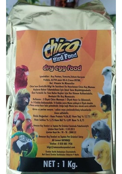Chico Kuş Maması 1 Kg