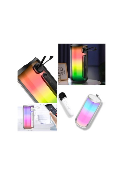 Northcity Pluse 5 Mikrofonlu Rgb Kablosuz Hoparlör - Siyah
